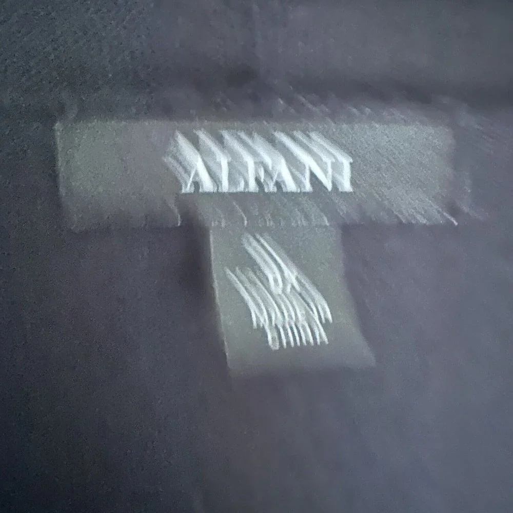 Alfani Womens Size 0X Open‎ Front Lace-Cuff Cardigan Black - Picture 6 of 8